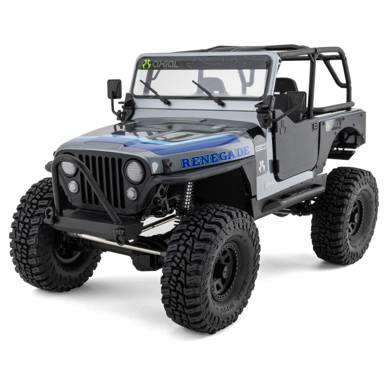 tmtm242！ap studioGOOD ROCK SPEED Jeep Axial SCX10 III Jeep CJ-7 RTR 4WD Rock Crawler (Grey) w/DX3